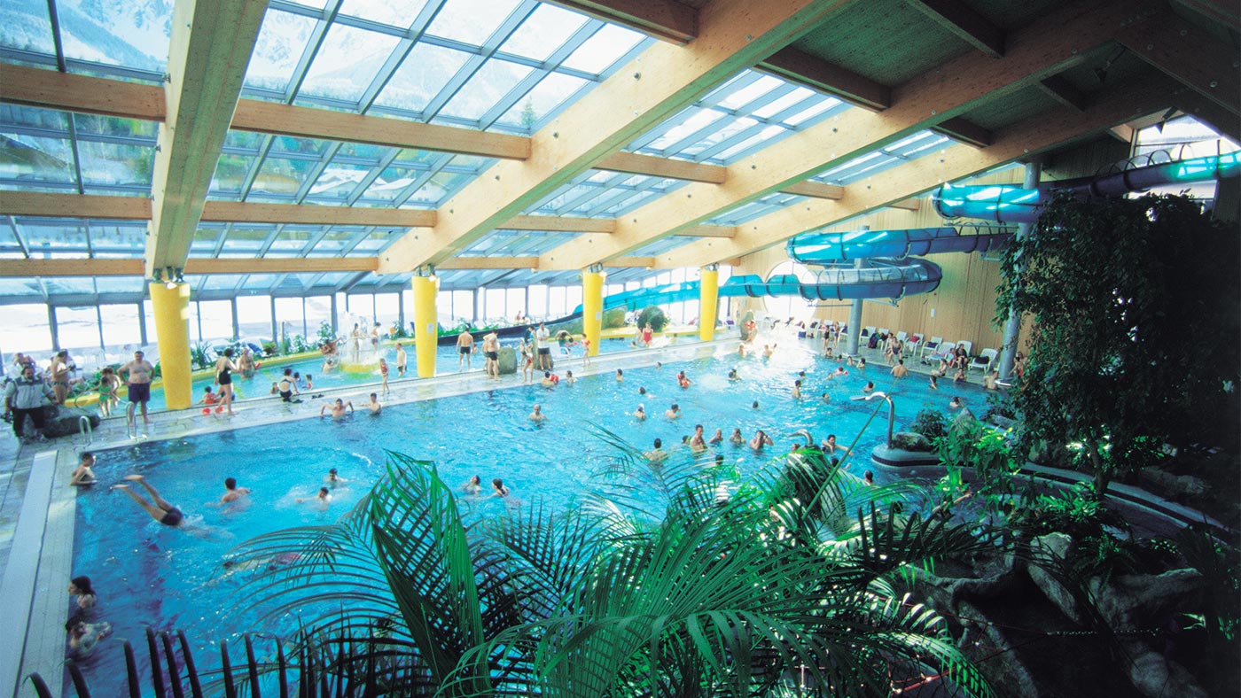 Das Hallenbad des Acquafun in Innichen